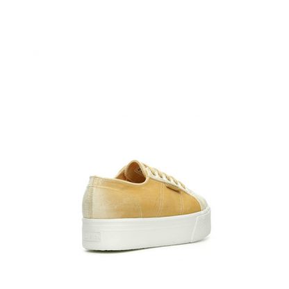 Superga sko i beige velour