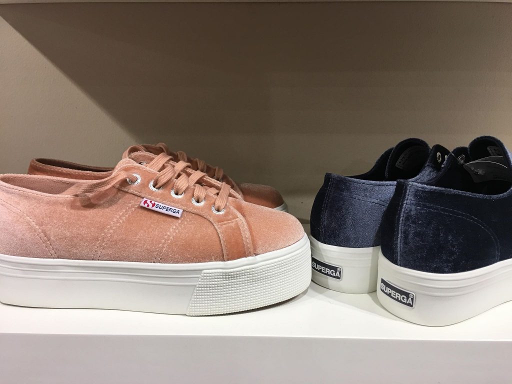 Superga sko med platå