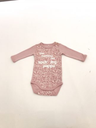 Name It sier mamma nei body med blomsterprint