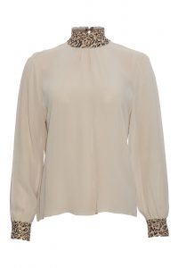 Topp leopard, beige fra Rue de Femme