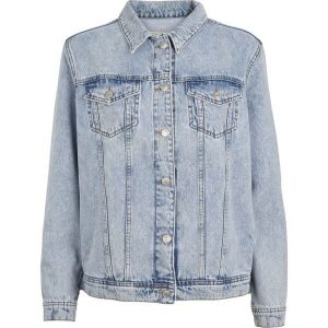 Oversized denimjakke fra Basic Apparel