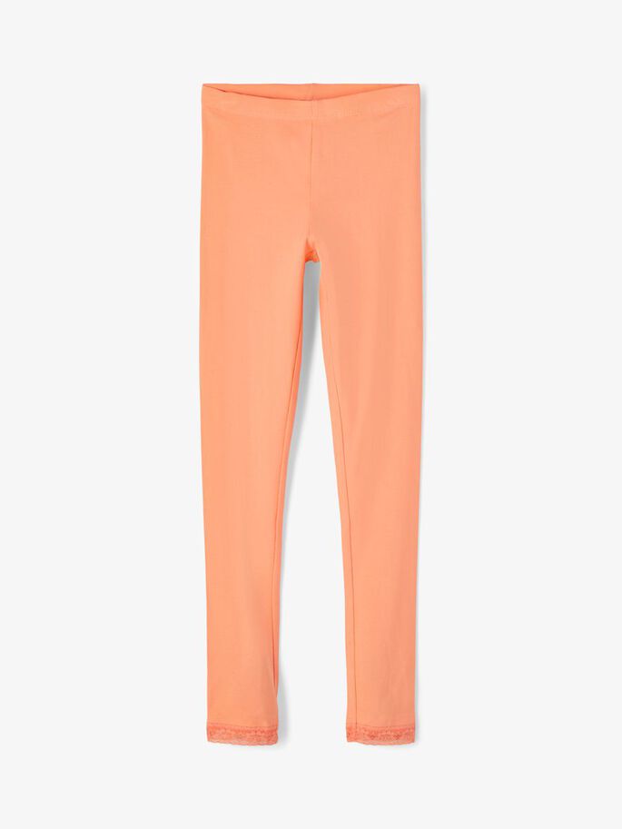 Oransje tights til barn